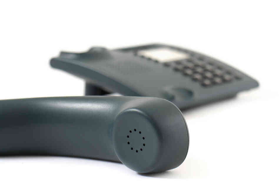 An office phone An office phone