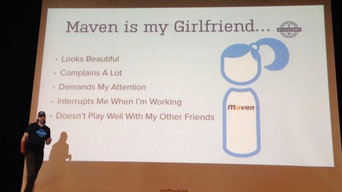 A slide from a presentation at a tech conference in Berlin.