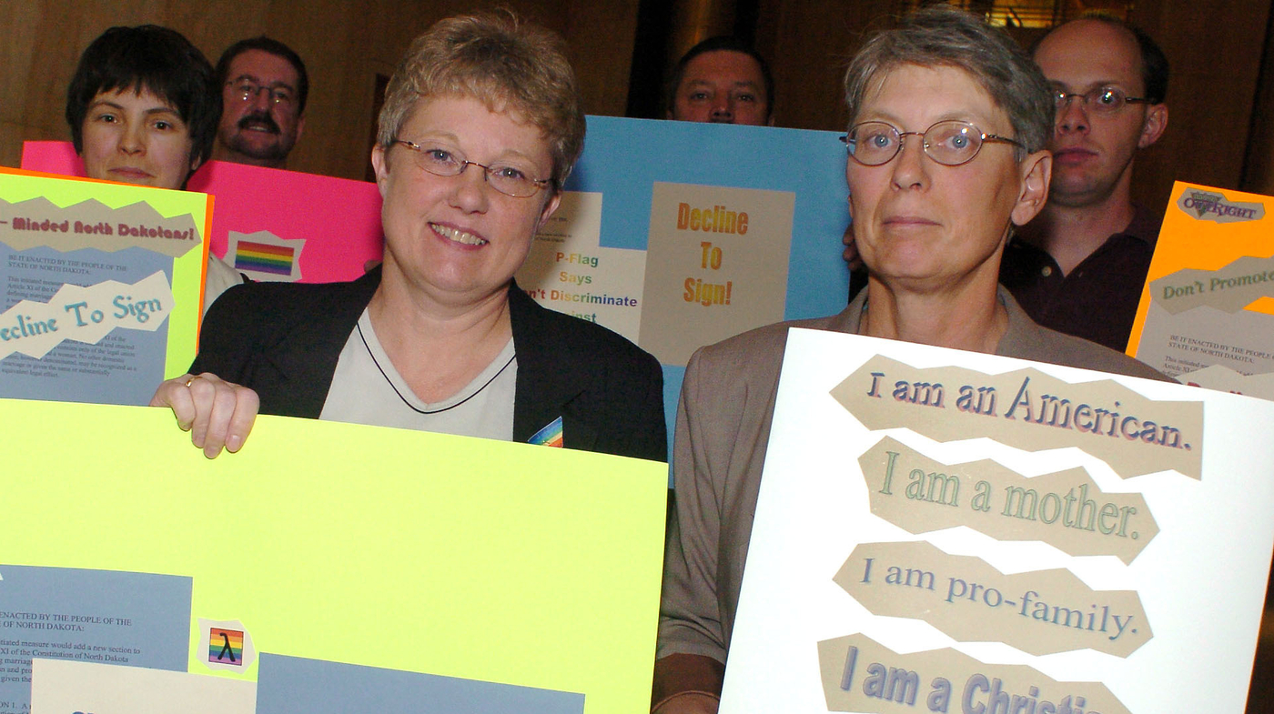 N Dakota S Gay Marriage Law Challenged Wisc Ban Struck Down The Two Way Npr