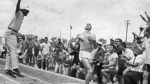 Jim Ryun becomes the first high-schooler to break the four-minute-mile record, with a run of 3:59 in 1964. He went on to break the record three more times while in high school. (Image credit: MCT/Landov)