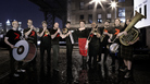 The Brooklyn band Slavic Soul Party! combines Balkan brass with funk and jazz. The Brooklyn band Slavic Soul Party! combines Balkan brass with funk and jazz.