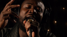 Young Fathers' members perform live at KEXP. Young Fathers' members perform live at KEXP.