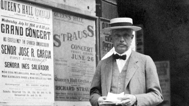Composer Richard Strauss in London in 1914. (Getty Images)