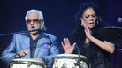 Percussionist Pete Escovedo and his daughter Sheila E. perform together in Rome in 2013. Percussionist Pete Escovedo and his daughter Sheila E. perform together in Rome in 2013.