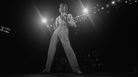 David Bowie in September of 1974 onstage in Los Angeles. David Bowie in September of 1974 onstage in Los Angeles.