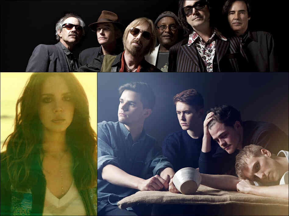 Clockwise from top: Tom Petty & The Heartbreakers, Adult Jazz, Lana Del Rey Clockwise from top: Tom Petty & The Heartbreakers, Adult Jazz, Lana Del Rey