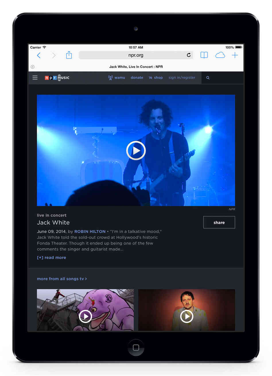 The new experience on tablet. The new experience on tablet.