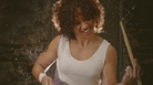 Drummer LaFrae Sci (seen here in a photo shoot for Tom Tom Magazine) says that even nonmusicians can benefit from learning to hear two rhythms at once. Drummer LaFrae Sci (seen here in a photo shoot for Tom Tom Magazine) says that even nonmusicians can benefit from learning to hear two rhythms at once.