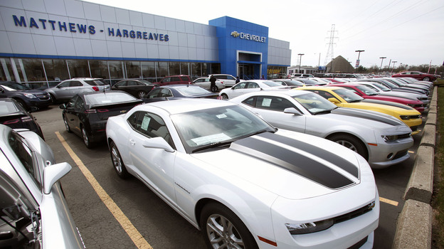 Chevrolet dealerships like this one might actually benefit from General Motors' recall of millions of cars — as long as customers don't have to wait too long for their repairs. (Image credit: Getty Images)