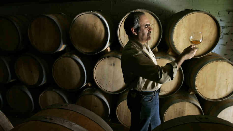 Siembra Azul founder and owner David Suro holds a glass of tequila in one of the aging vaults at the distillery in Arandas, Jalisco, Mexico. Siembra Azul founder and owner David Suro holds a glass of tequila in one of the aging vaults at the distillery in Arandas, Jalisco, Mexico.