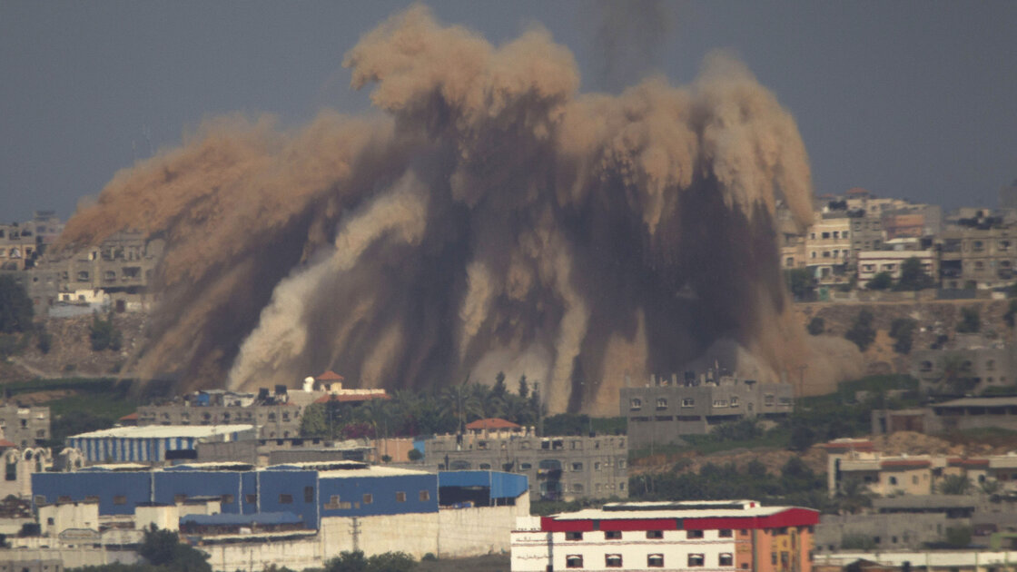 Smoke and debris rise after an Israeli strike on the Gaza Strip Wednesday. Since the Gaza offensive began Tuesday, Israel has attacked more than 400 sites in Gaza. Smoke and debris rise after an Israeli strike on the Gaza Strip Wednesday. Since the Gaza offensive began Tuesday, Israel has attacked more than 400 sites in Gaza.