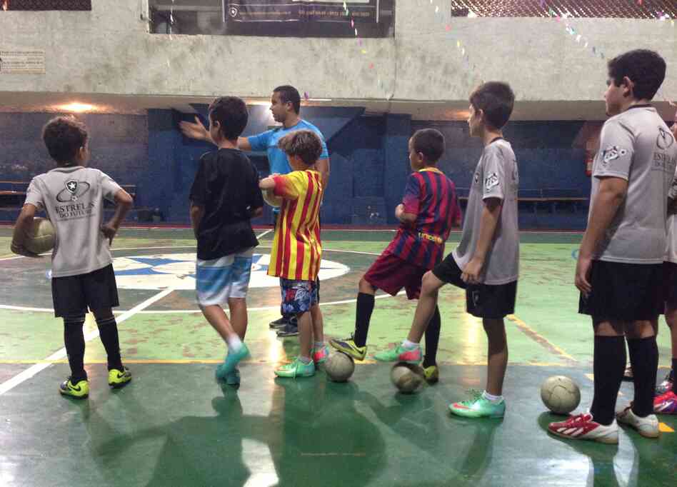Alan Dias Moraes teaches futsal, an indoor version of soccer, in Brazil. He says these skills could give Brazilian soccer a boost. Alan Dias Moraes teaches futsal, an indoor version of soccer, in Brazil. He says these skills could give Brazilian soccer a boost.