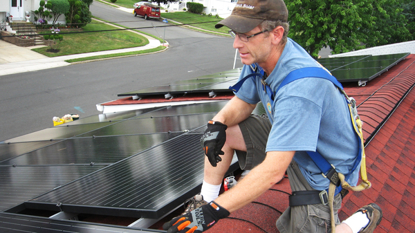 Mark Bortman of Exact Solar in Yardley, Pa., says having leased solar panels on a roof can add an extra step when selling a house. He says typically a buyer will assume the remainder of the lease, but that requires a credit check and some paperwork