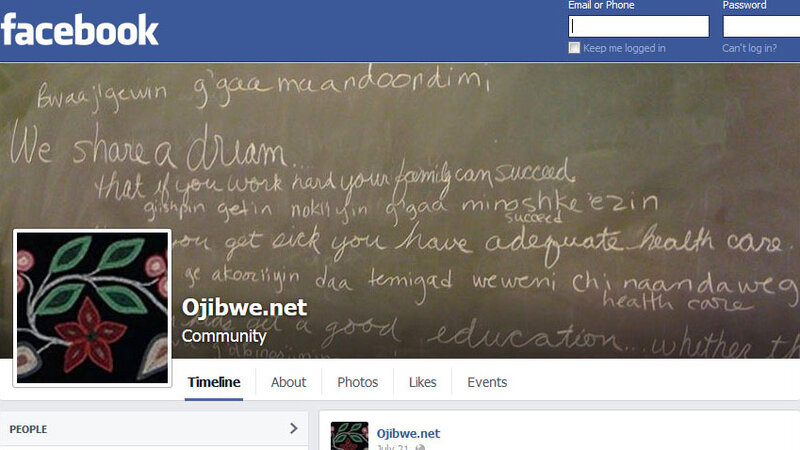 Ojibwe.net contributor Margaret Noodin says having a presence on websites like Facebook gives the group a chance to reach younger generations. The group seeks to preserve Anishinaabemowin, an endangered Native American language.