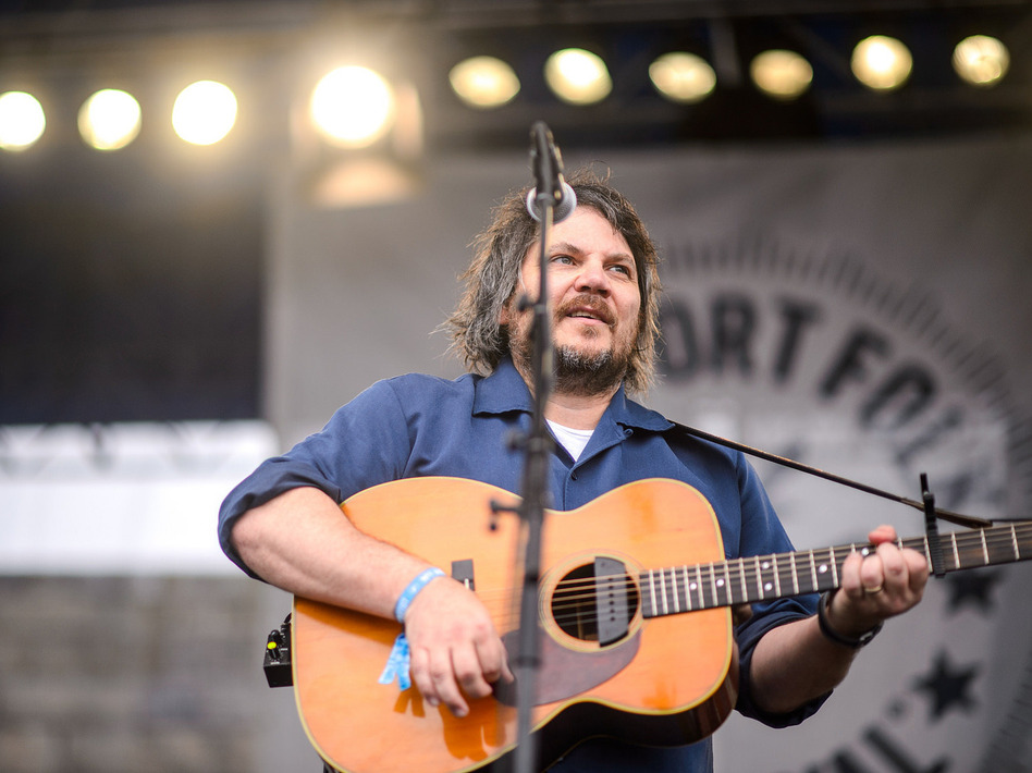 Jeff Tweedy performs at the 2014 Newport Folk Festival. Jeff Tweedy performs at the 2014 Newport Folk Festival.