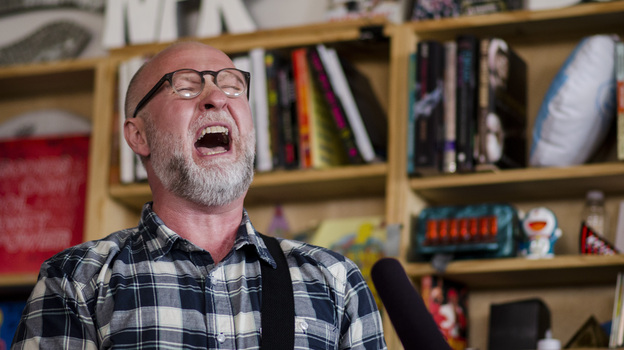 Tiny Desk Concert with Bob Mould on June 16, 2014. (NPR)