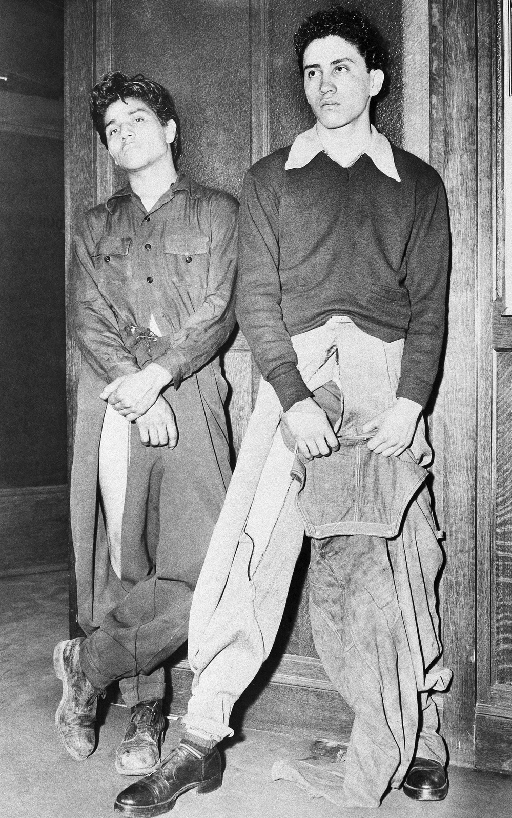 In 1943, Noe Vasquez and Joe Vasquez — both 18 years old but not relatives — told Los Angeles police that they were roughed up by sailors who tore their zoot suit-style clothes. And even after all that? Swag.