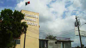 Mexican consulates, like this one in Houston, are helping some unauthorized immigrants from Mexico pay application fees for the Deferred Action for Childhood Arrivals program.