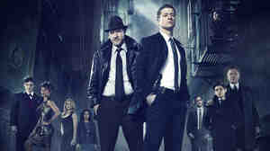 Ben McKenzie (front right) and Donal Logue (left) lead the cast of Fox's Batman prequel Gotham.