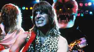 Christopher Guest as Nigel Tufnel, lead guitarist for the entirely fake band Spinal Tap, in the band's 1983 mockumentary.