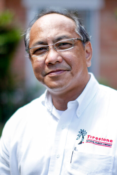 Ed Garcia, general director of Firestone's rubber plantation, oversees 8,500 employees, 185 square miles of rubber trees, 27 schools, 450 teachers, a hospital — and now, an Ebola clinic.