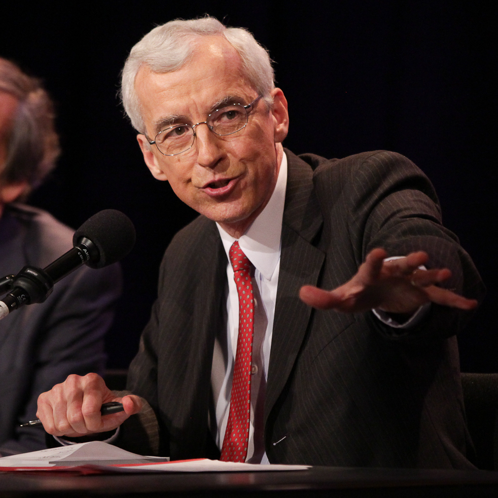 Paul Pillar (right), a former national intelligence officer, with teammate Aaron David Miller, argues that the U.S. should have a smaller military footprint in the Middle East.