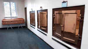 Mortician Caitlin Doughty says she romanticized working in a crematory, like this one in Watertown, Mass. But the reality is that modern crematories are "really industrial environments and the body goes into large industrial machines." And, she says, "oftentimes I was the only one there."