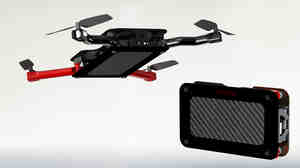 The AeriCam Anura pocket-sized drone has foldable propellers so you can take it on the go. The company plans to put the drone on Kickstarter by mid-October.