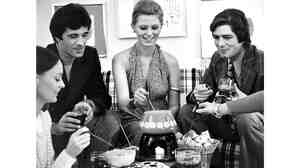 Fondue party in the 1970s