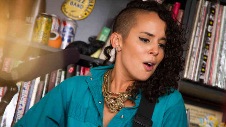 Tiny Desk Concert with Raquel Sofia on September 19, 2014.