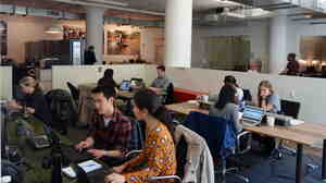 The Manhattan-based headquarters of Charity: Water.