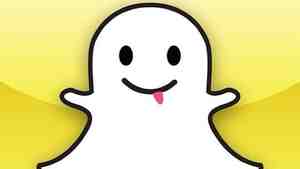 Snapchat's logo.