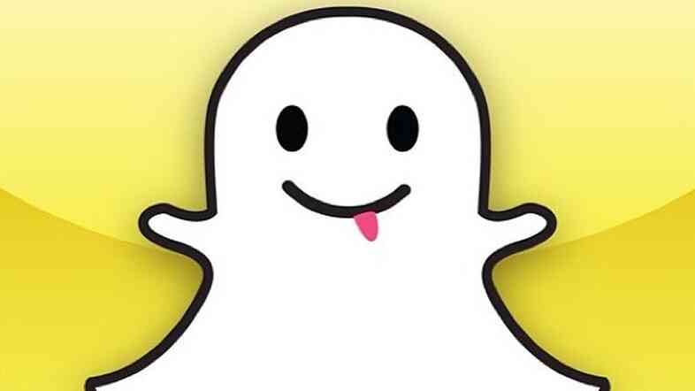 Snapchat's logo.