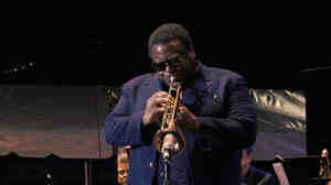 Wallace Roney leads a performance of Wayne Shorter's "Universe" at the Detroit Jazz Festival.