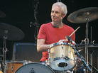 Charlie Watts, still laying down beats for The Rolling Stones, in a 2010 New York concert.
