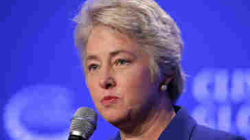 Mayor Annise Parker of Houston speaks at a press conference in September.