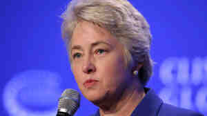 Mayor Annise Parker of Houston speaks at a press conference in September.