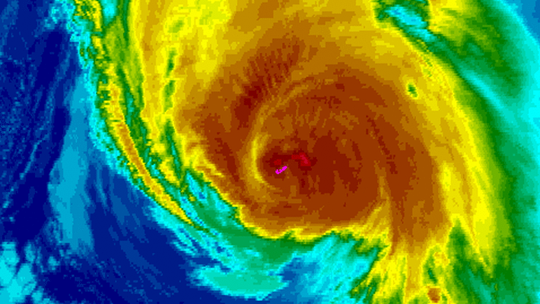 Hurricane Gonzalo makes landfall in Bermuda.