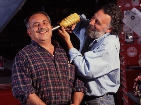 Tom (right) and Ray grew up great friends despite a 12-year gap between them. Both graduated from MIT before going into the car repair business.