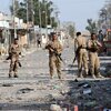 Iraqi Kurdish soldiers, or peshmerga, patrol an area in the recently recaptured town of Zumar, near Mosul in northern Iraq on Oct. 29. When the Islamic State captured the town in August, the Kurds fled. Now that the Kurds are in control, the Arabs are all gone.
