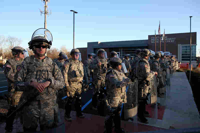 Over 2,000 Missouri national guardsmen are being deployed on Tuesday after demonstrators caused extensive damage in Ferguson and surrounding areas following a St. Louis County grand jury decision to not indict Ferguson police Officer Darren Wilson in the shooting of Michael Brown. 