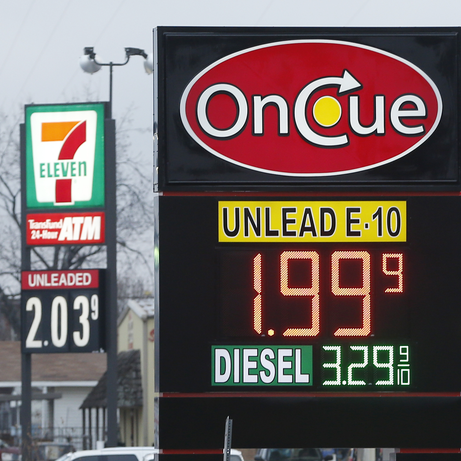 On Cue in Oklahoma City, was reportedly the first station to lower regular unleaded below $2 a gallon. Now, 24 states have $1.99 gasoline.