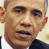 President Obama responds to a question from NPR's Steve Inskeep on Dec. 17 in the Oval Office.