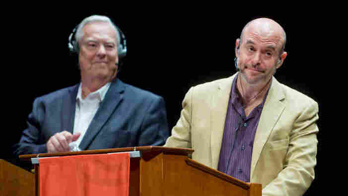Bill Kurtis and Peter Sagal