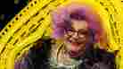 Australian comedian Barry Humphries as legendary housewife Dame Edna Everage appears at a press conference in Sydney on July 5, 2012.