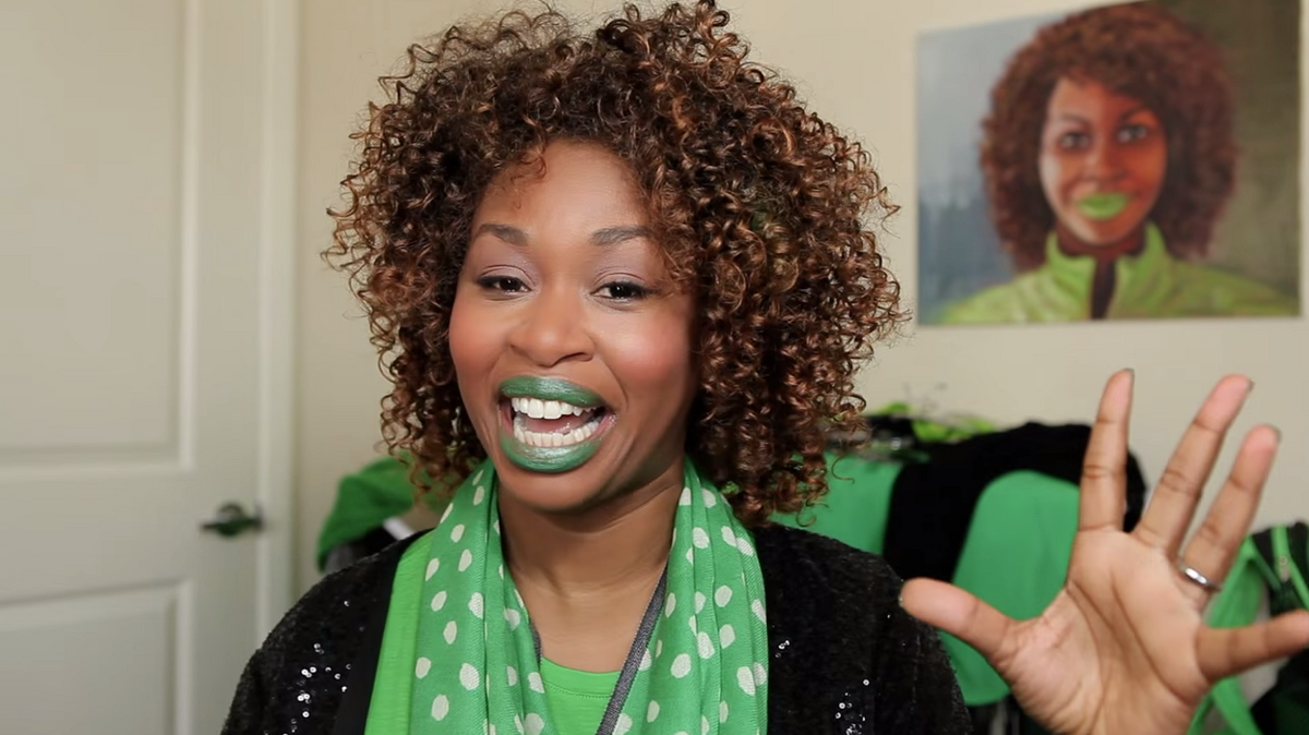 Self-proclaimed "Queen of YouTube" GloZell Green.