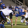 High school athlete Graham Hill, number 50, suffered a concussion in 2013 while playing football at Trinity Christian Academy in Addison, Texas.