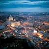 The Vatican Bank is "essentially an offshore bank in the middle of a foreign country," says Gerald Posner. His new book God's Bankers explores the history of money and power in the Vatican. Above, an aerial view of St. Peter's basilica in Vatican City.