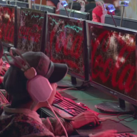 This Coke ad appeared on Sunday's Super Bowl broadcast.