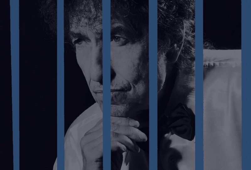 Detail from the cover art of Bob Dylan's new album-length Frank Sinatra tribute, Shadows in the Night.